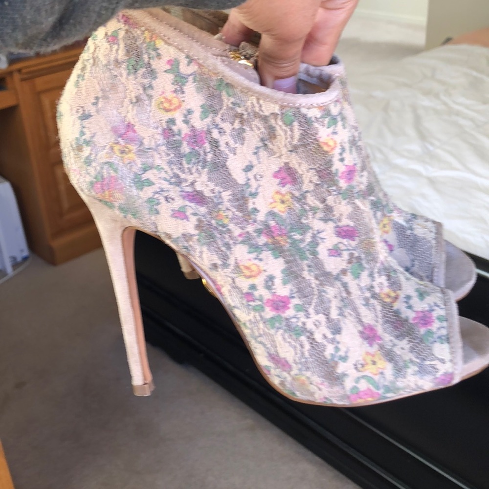 Laced & Open Toe Betsey Johnson Heels